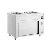 Bain Marie cu dulap încălzit, 3 GN1/1, Inomak